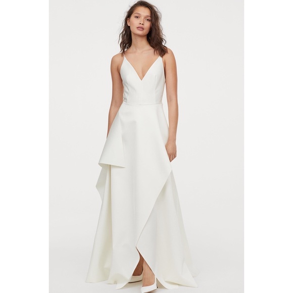 H&m satin wedding dress Clearance